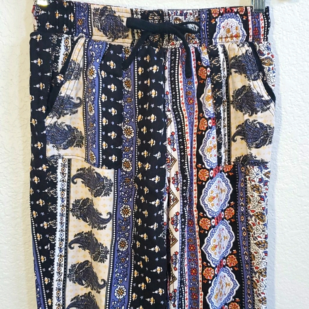 Paisley Jogger Pants NWOT